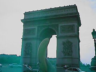 The Arc de Triomphe